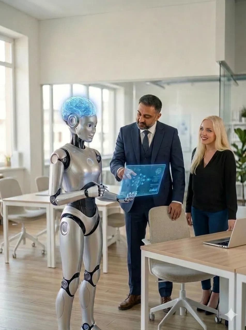 AI working alongside the team
